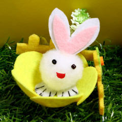 Декор на пасху «Зайчики на травке» - Фото 4