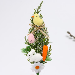 Декор на пасху на ветке «Счастливой пасхи» - Фото 1