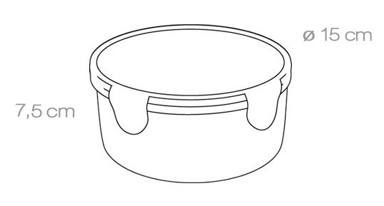 Контейнер круглый «Freshbox»