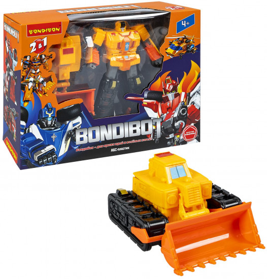 Трансформер «Bondibot 2в1. Робот-бульдозер»