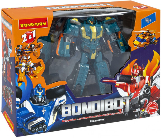 Трансформер «Bondibot 3в1. Робот-танк»
