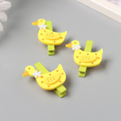 Декор для творчества «Уточка с цветочком» - Фото 1