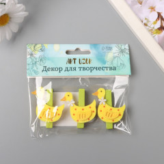 Декор для творчества «Уточка с цветочком» - Фото 3