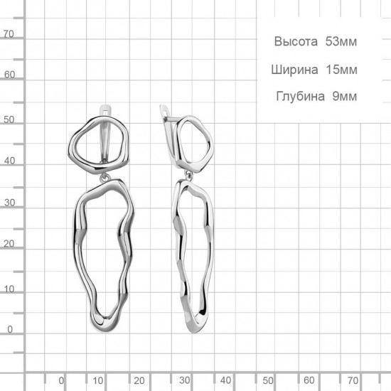 Серьги из серебра