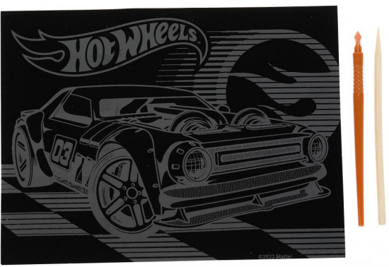 Гравюра «Hot Wheels»