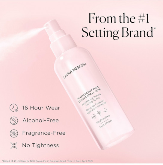 Фиксирующий спрей для макияжа «Translucent Pure Setting Spray 16Hr»