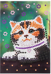 Картина из пайеток «Кошечка» - Фото 2