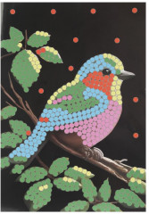 Картина из пайеток «Птичка» - Фото 3