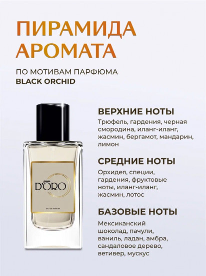 Парфюмированная вода по мотивам «Tom Ford Black Orchid»