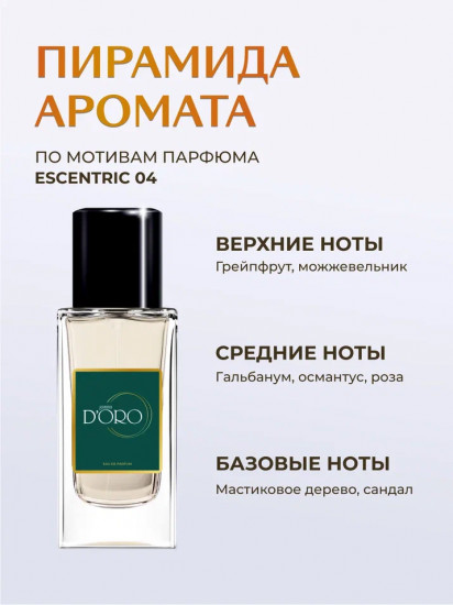 Парфюмированная вода по мотивам «Escentric Molecules Escentric 04»