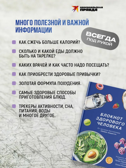 Блокнот здорового человека. Дневник питания