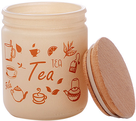 Банка с крышкой для сыпучих продуктов «Tea»