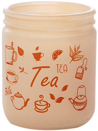 Банка с крышкой для сыпучих продуктов «Tea»