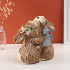 Фигурка «Два зайчика обнимаются» - Фото 1