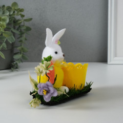 Фигурка «Зайка с морковкой около корзинки» - Фото 2