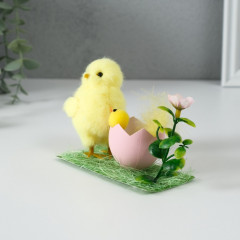 Фигурка «Курочка с цыплёнком» - Фото 2