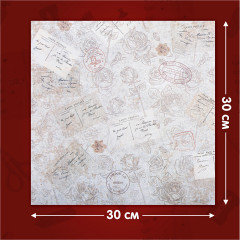 Набор бумаги для скрапбукинга двусторонней «В бежевых тонах» - Фото 1