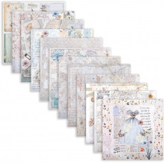 Набор бумаги для скрапбукинга двусторонней «В бежевых тонах» - Фото 5