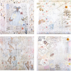 Набор бумаги для скрапбукинга двусторонней «В бежевых тонах» - Фото 6