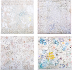 Набор бумаги для скрапбукинга двусторонней «В бежевых тонах» - Фото 7