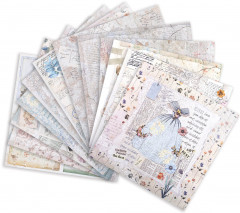 Набор бумаги для скрапбукинга двусторонней «В бежевых тонах» - Фото 9