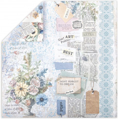 Набор бумаги для скрапбукинга двусторонней «В бежевых тонах» - Фото 10