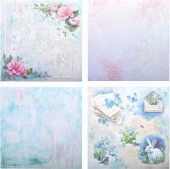 Набор бумаги для скрапбукинга двусторонней «Весна» - Фото 5