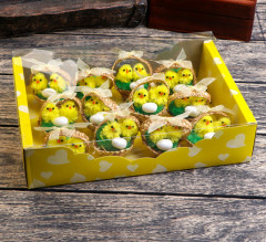 Набор фигурок «Цыплята в корзинке» - Фото 2