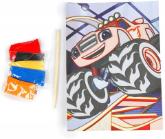 Аппликация из песка «Вспыш» - Фото 1