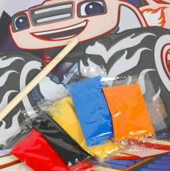 Аппликация из песка «Вспыш» - Фото 3