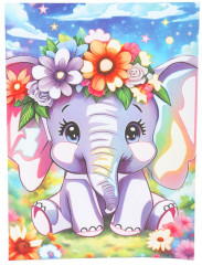 Аппликация из песка «Слоник» - Фото 4