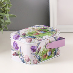 Шкатулка для украшений «Кролик с цыплёнком» - Фото 1