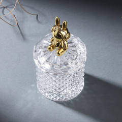 Шкатулка для украшений «Заяц в наушниках. Ромбы» - Фото 2