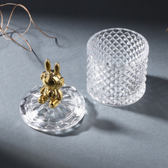 Шкатулка для украшений «Заяц в наушниках. Ромбы» - Фото 3