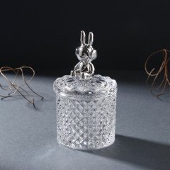 Шкатулка для украшений «Заяц в наушниках. Ромбы» - Фото 1