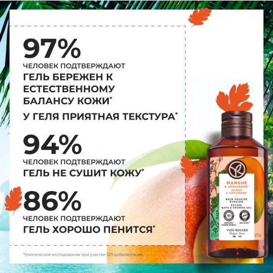 Гель для душа «Манго и кориандр. Mango & Coriander»
