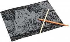 Гравюра «Тигры» - Фото 1