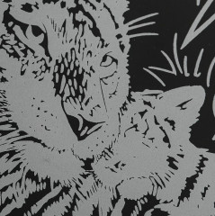 Гравюра «Тигры» - Фото 3