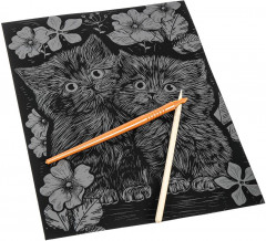 Гравюра «Котики» - Фото 1