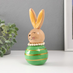 Сувенир «Зайка-неваляшка с полосками» - Фото 1