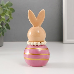 Сувенир «Зайка-неваляшка с полосками» - Фото 2