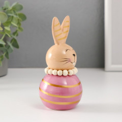 Сувенир «Зайка-неваляшка с полосками» - Фото 3