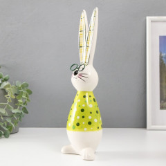 Сувенир «Зайчонок в очках, рубашка в горох» - Фото 1