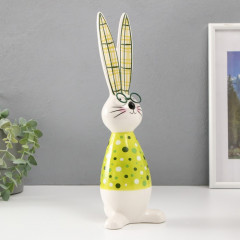 Сувенир «Зайчонок в очках, рубашка в горох» - Фото 3