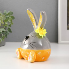 Сувенир «Зайчонок в шортах с цветочком на ухе» - Фото 1