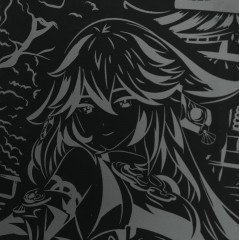 Гравюра «Геншин» - Фото 3