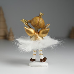 Сувенир «Ангелочек фея в золотистом платье со звёздочкой в руках» - Фото 3