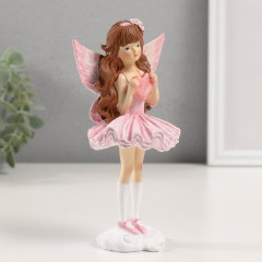 Сувенир «Девочка-ангел в розовом с сердечком» - Фото 1