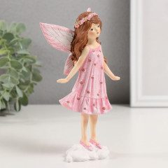 Сувенир «Девочка-ангел с розовым венком в волосах» - Фото 1
