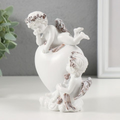 Фигурка сувенирная «Пара ангелочков у сердца» - Фото 3